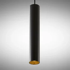 Arcchio Gang|Pendellamper > Ejona pendellampe, højde 35 cm, sort, aluminium