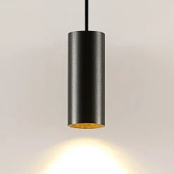 Gang|Pendellamper ^ Arcchio Ejona pendellampe, højde 15 cm, sort, metal