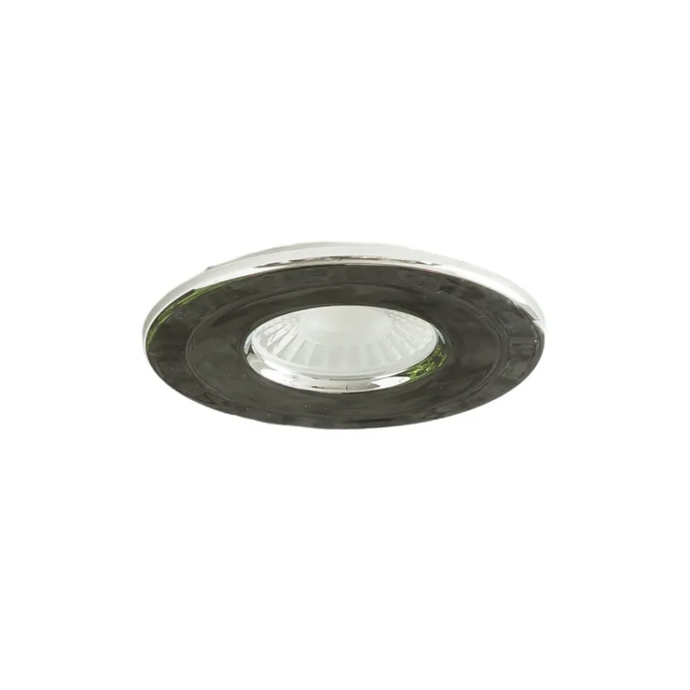 Loftlamper ^ Arcchio Elmon LED-indbygningslampe, IP65, krom