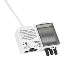 Loftlamper ^ Arcchio Elmon LED-indbygningslampe, IP65, krom