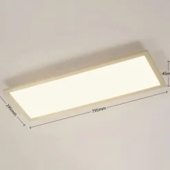 Arcchio Arbejdsrum/Kontor|Loftlamper > Enja LED-panel, 79,5 cm x 29,5 cm