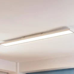 Arcchio Arbejdsrum/Kontor|Loftlamper > Enora LED-panel, 3500lm, hvid, metal, 119,5 cm