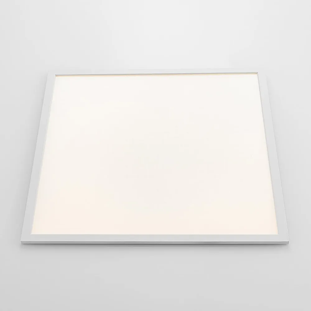 Arbejdsrum/Kontor|Indbygningsspots ^ Arcchio forsænket panel Vinas, 62 cm, hvid, aluminium, CCT