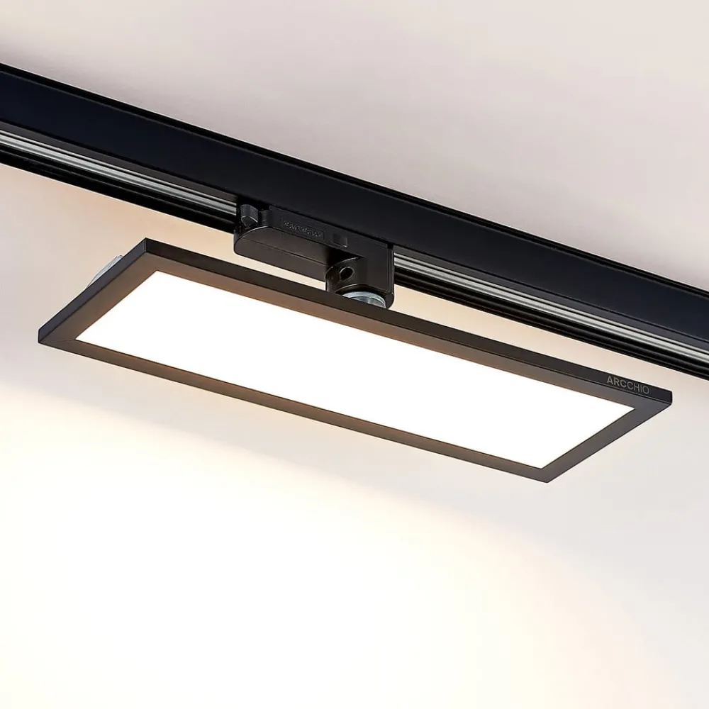 Arcchio Skinnesystem > Hairis LED-panel, 30 cm, sort, 3000 K