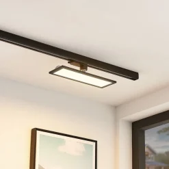 Arcchio Skinnesystem > Hairis LED-panel, 30 cm, sort, 3000 K