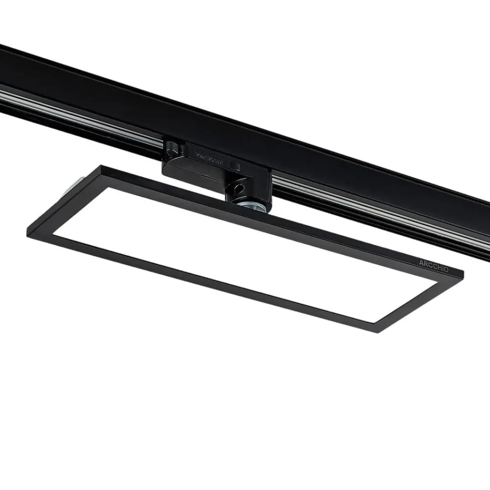 Arcchio Skinnesystem > Hairis LED-panel, 30 cm, sort, 3000 K