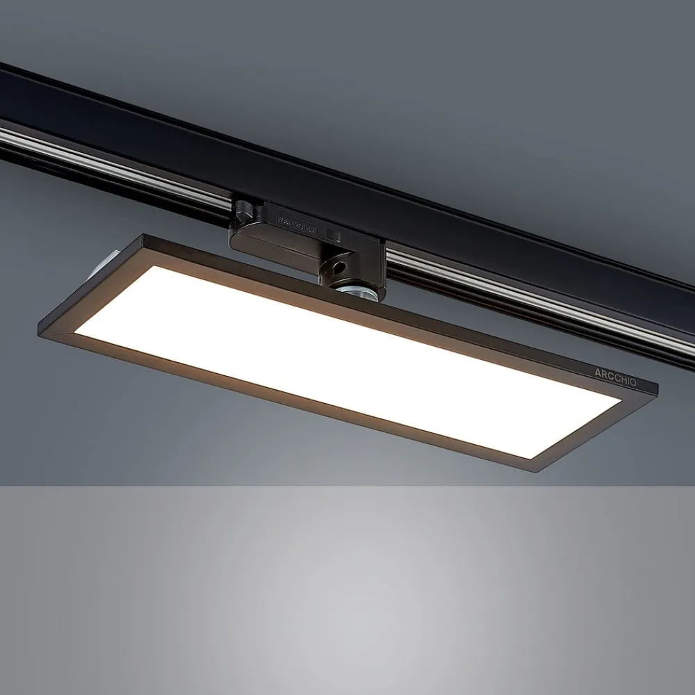 Arcchio Skinnesystem > Hairis LED-panel, 30 cm, sort, 3000 K