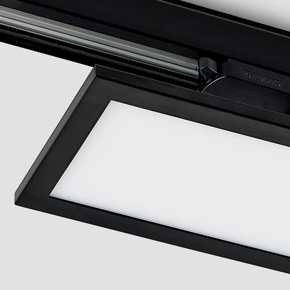 Arcchio Skinnesystem > Hairis LED-panel, 30 cm, sort, 3000 K