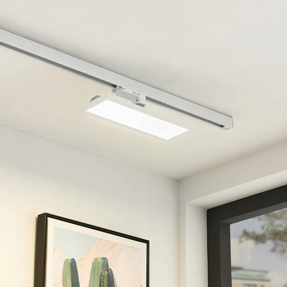 Arbejdsrum/Kontor|Skinnesystem ^ Arcchio Hairis LED-panel hvid 4000 K