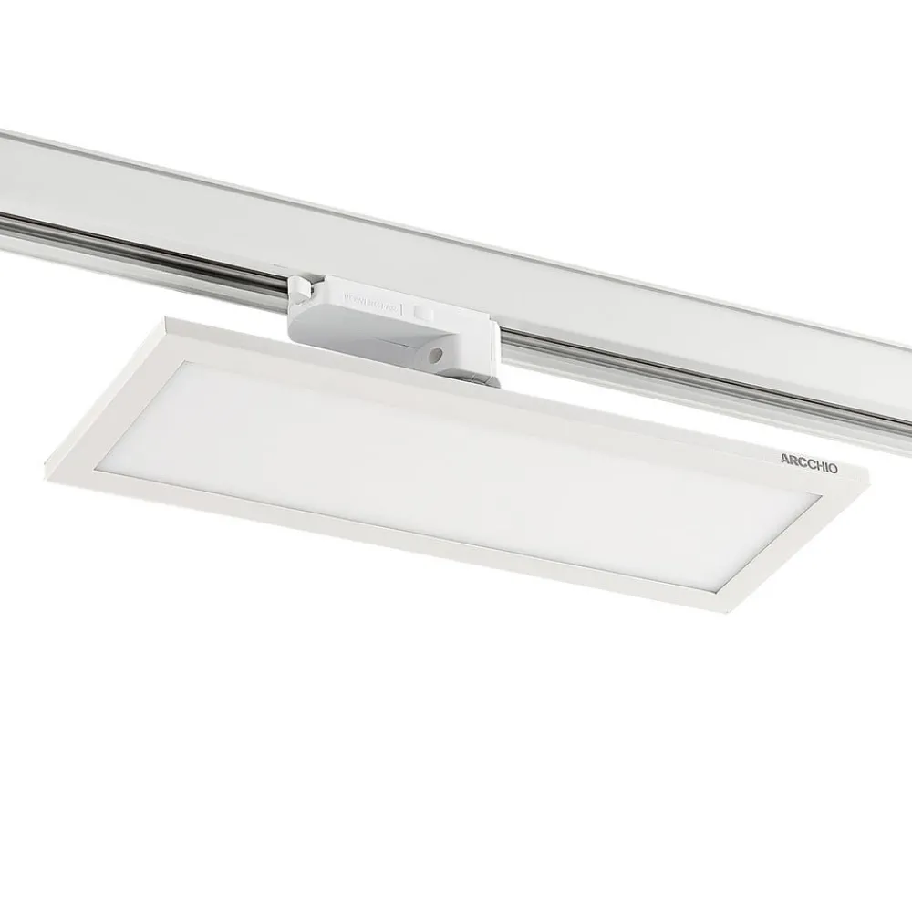 Arbejdsrum/Kontor|Skinnesystem ^ Arcchio Hairis LED-panel hvid 4000 K