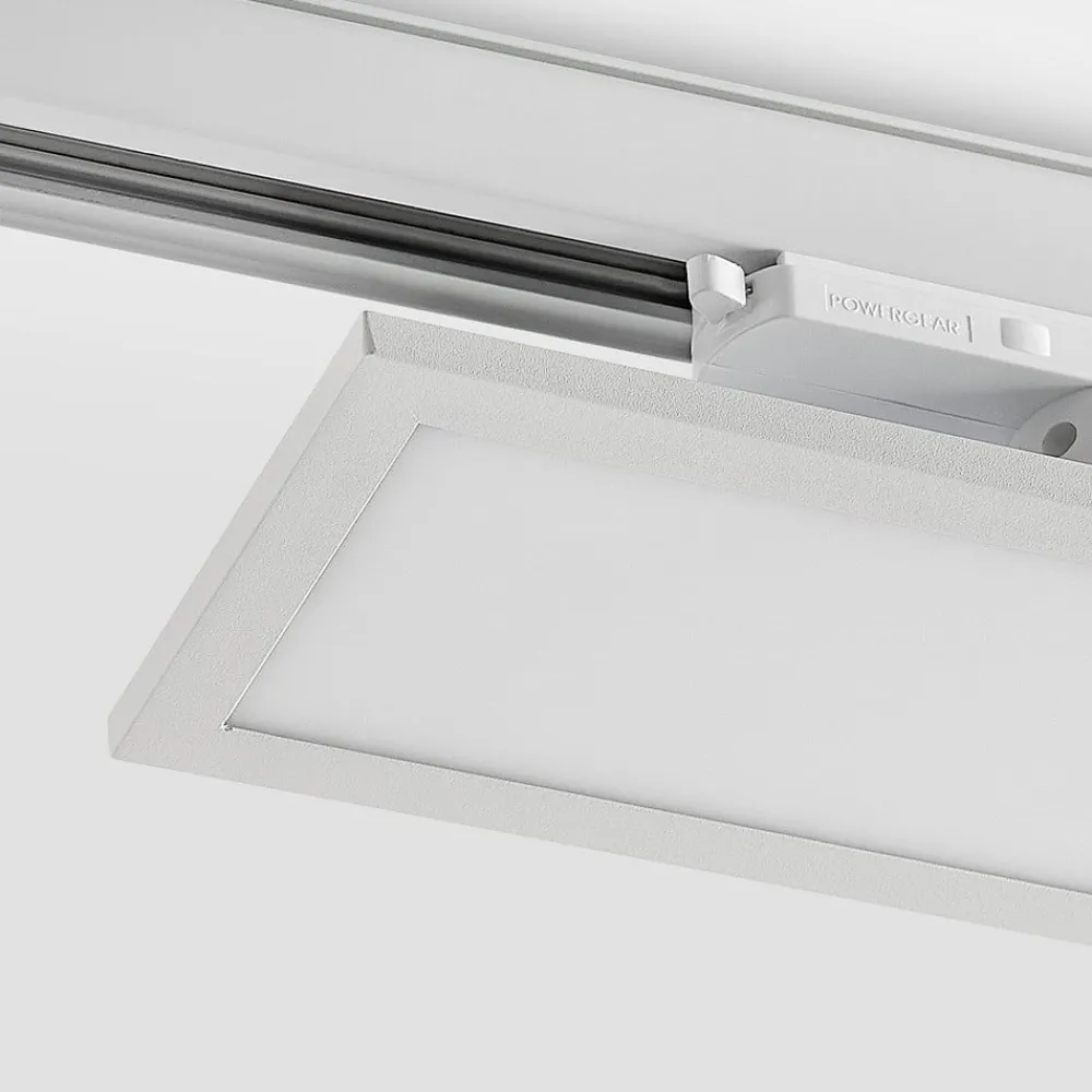 Arbejdsrum/Kontor|Skinnesystem ^ Arcchio Hairis LED-panel hvid 4000 K