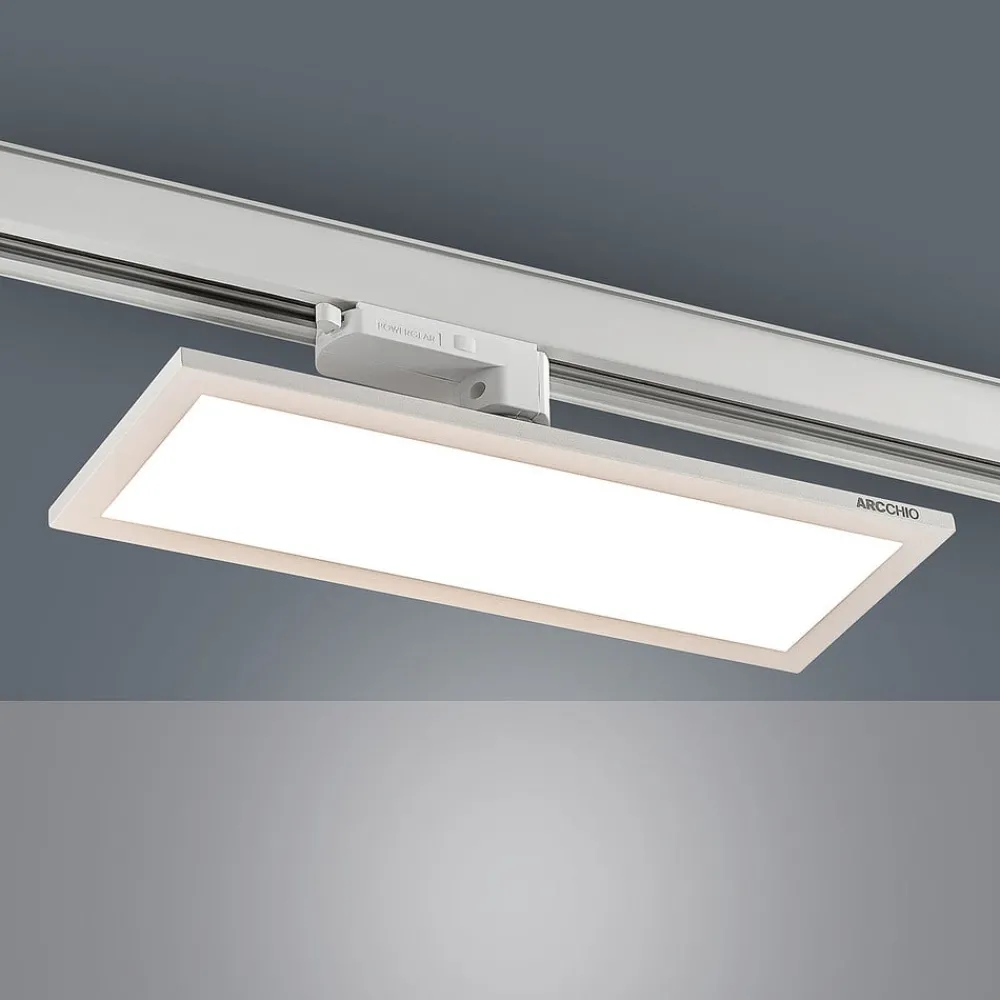 Arbejdsrum/Kontor|Skinnesystem ^ Arcchio Hairis LED-panel hvid 4000 K