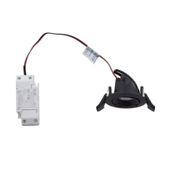 Arcchio Arbejdsrum/Kontor > Harcos LED-downlight, sort, Ø 8 cm, 4.000K
