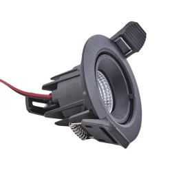 Arcchio Arbejdsrum/Kontor > Harcos LED-downlight, sort, Ø 8 cm, 4.000K