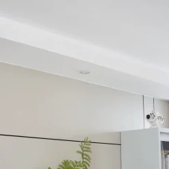 Indbygningsspots ^ Arcchio Harcos LED-downlight, hvid, Ø 11 cm, 4.000K