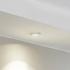 Indbygningsspots ^ Arcchio Harcos LED-downlight, hvid, Ø 11 cm, 4.000K