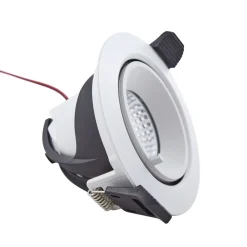 Indbygningsspots ^ Arcchio Harcos LED-downlight, hvid, Ø 11 cm, 4.000K