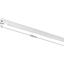 Arcchio Arbejdsrum/Kontor|Skinnesystem > Harlow LED-skinnelampe, hvid, 109 cm, 4.000 K