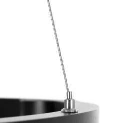 Arcchio Pendellamper > hængelampe Brinja, sort, Ø 64 cm, 4 lyskilder, GU10