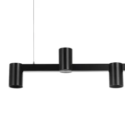 Arcchio Pendellamper > hængelampe Brinja, sort, 120 cm, 5 lyskilder, GU10