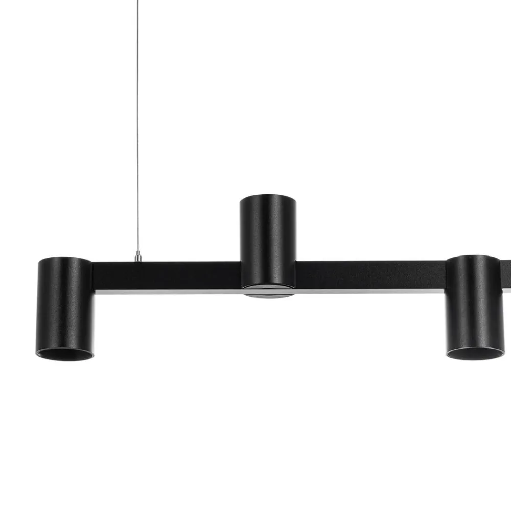 Arcchio Pendellamper > hængelampe Brinja, sort, 120 cm, 5 lyskilder, GU10