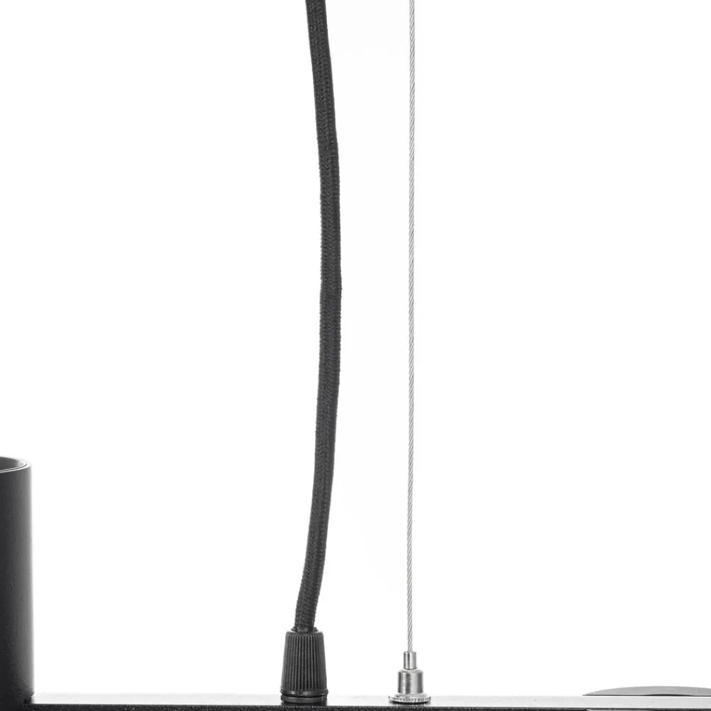 Arcchio Pendellamper > hængelampe Brinja, sort, 120 cm, 5 lyskilder, GU10