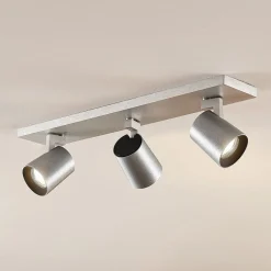 Loftlamper|Loftlamper ^ Arcchio Iavo-loftspot, kantet, alu, 3 lyskilder