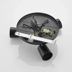 Arcchio Loftlamper|Spotlights > Iavo-loftspot, rund, 3 lyskilder, sort