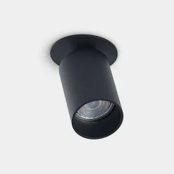 Arcchio Indbygningsspots|Spotlights > indbygningsspot Davin, sort, cylinder, sæt med 2 stk