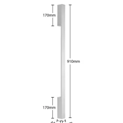 Arcchio Væglamper > Ivano LED-væglampe, 91 cm, alu