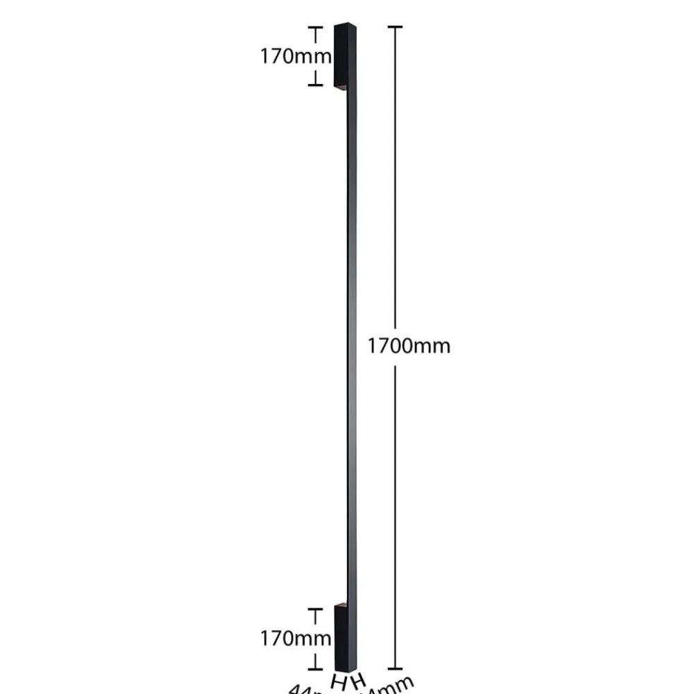 Arcchio Væglamper > Ivano LED-væglampe, 170 cm, sort