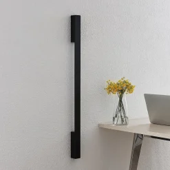 Gang|Pendellamper ^ Arcchio Ivano LED-væglampe, 91 cm, sort