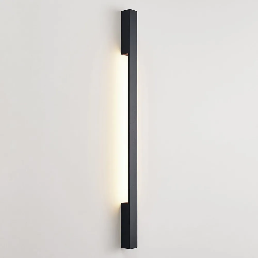 Gang|Pendellamper ^ Arcchio Ivano LED-væglampe, 91 cm, sort