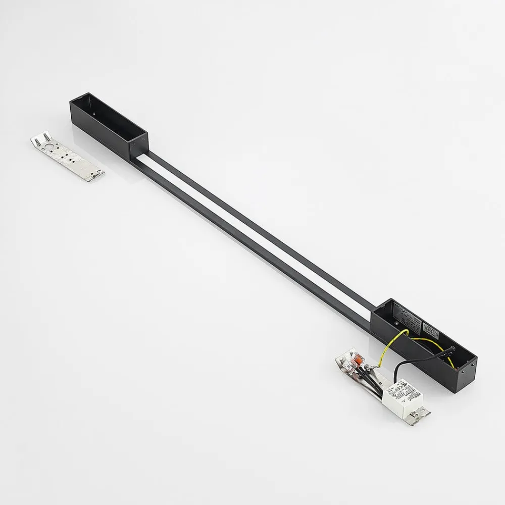 Gang|Pendellamper ^ Arcchio Ivano LED-væglampe, 91 cm, sort