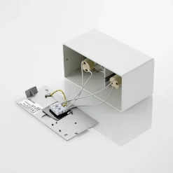 Gang|Loftlamper ^ Arcchio Kubika downlight, 19 cm, hvid, 2 lyskilder, metal