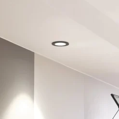 Arcchio Arbejdsrum/Kontor|Indbygningsspots > LED-downlight Aryx, sort, 4.000K