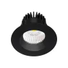 Arcchio Indbygningsspots > LED-downlight Aryx, sort, 2.700K