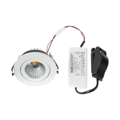 Arcchio Arbejdsrum/Kontor|Indbygningsspots > LED-downlight Jyra, hvid, 4.000K