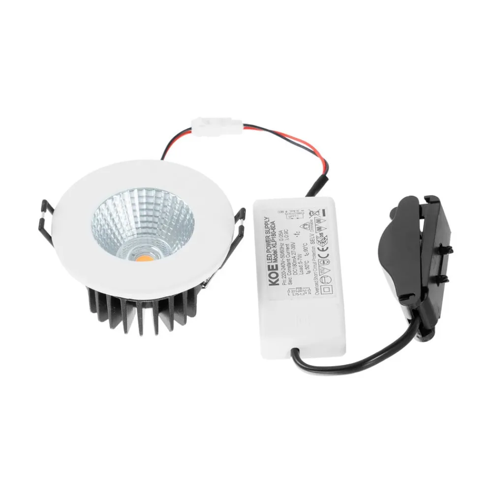Arcchio Arbejdsrum/Kontor > LED-downlight Lirin, hvid, 4.000K