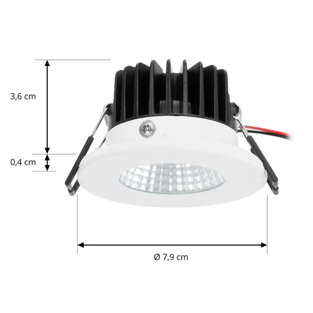 Arcchio Arbejdsrum/Kontor > LED-downlight Lirin, hvid, 4.000K