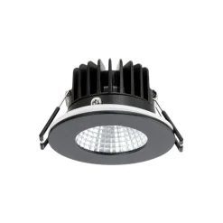 Arcchio Indbygningsspots > LED-downlight Lirin, sort, 4.000K