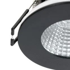 Arcchio Indbygningsspots > LED-downlight Lirin, sort, 4.000K