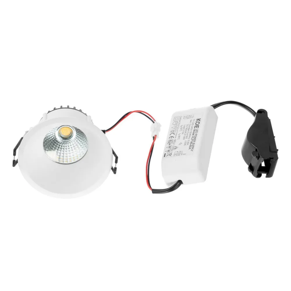 Arbejdsrum/Kontor|Loftlamper ^ Arcchio LED-downlight Niria hvid, 3.000K