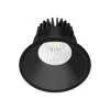 Arbejdsrum/Kontor|Indbygningsspots ^ Arcchio LED-downlight Niria, sort, 4.000K