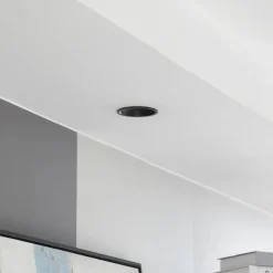 Arcchio Arbejdsrum/Kontor|Indbygningsspots > LED-downlight Niria, sort, 3.000K