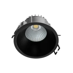 Arcchio Arbejdsrum/Kontor|Indbygningsspots > LED-downlight Niria, sort, 3.000K