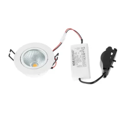 Arcchio Indbygningsspots > LED-downlight Zarik, hvid, 3.000K