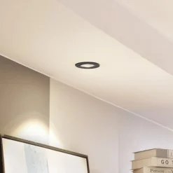 Arcchio Indbygningsspots > LED-downlight Zarik sort, 3.000K