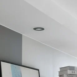 Arcchio Indbygningsspots > LED-downlight Zarik sort, 3.000K