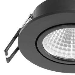Arcchio Indbygningsspots > LED-downlight Zarik sort, 3.000K